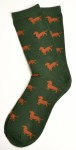 Krawattendackel Socken grün Dackel braun  Bild 2