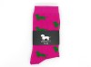 Krawattendackel Socken pink Dackel grün Größe 36-40 Bild 1