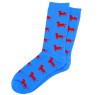 Krawattendackel Socken blau Dackel rot Größe 41-46 Bild 3