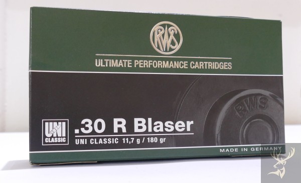 RWS .30 R Blaser UNI Classic 11,7g/180gr.