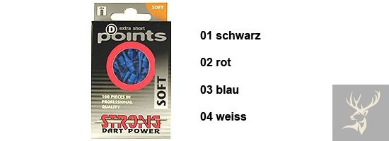 Dartpoint Strong D-Points schwarz 100er