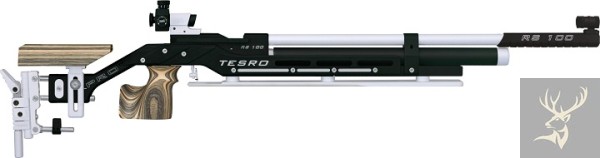 Tesro RS 100 PRO Auflage schwarz/blau links