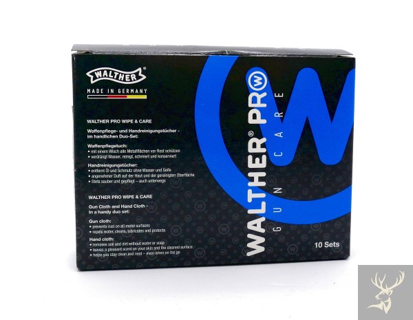 Umarex Walther Pro Wipe & Care Pflege & Reinigungstücher 10