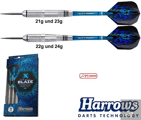 Harrows-Darts-Technology Blaze Steel 21g