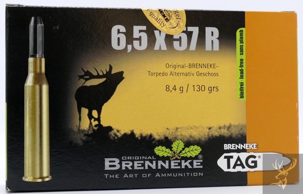 Brenneke 6,5x57R TAG 8,4g
