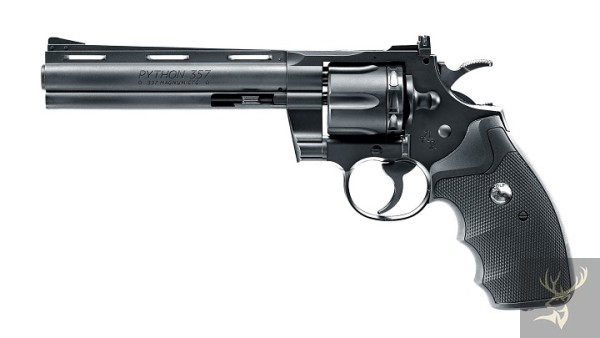 Umarex Colt Python 6'''' schwarz 4,5mm Diabolo & BB