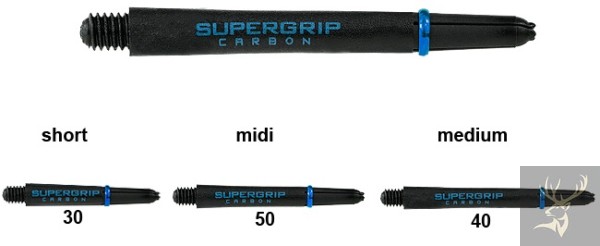 Harrows-Darts-Technology Supergrip Carbon aqua short=33mm