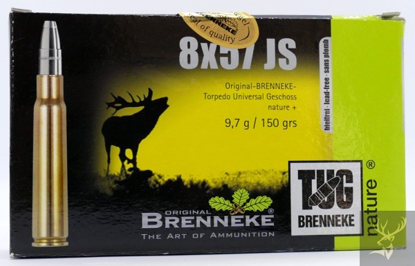 Brenneke 8x57 JS TUG nature + bleifrei 9,7g/150gr