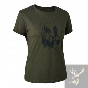 Deerhunter Lady-T-Shirt mit Schild 