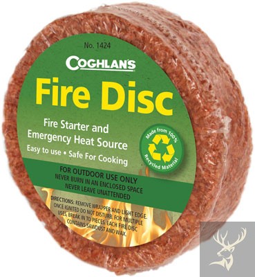 Coghlans-Outdoor Fire Disc Feuerstarter Notkocher Wärmequelle