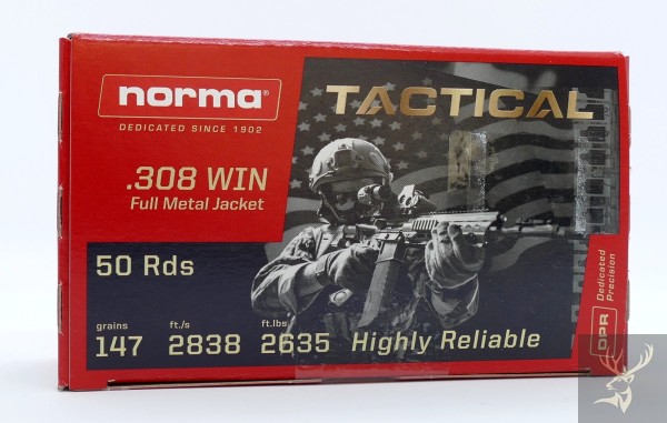 Norma .308 Win Tactical 9,5g/147gr