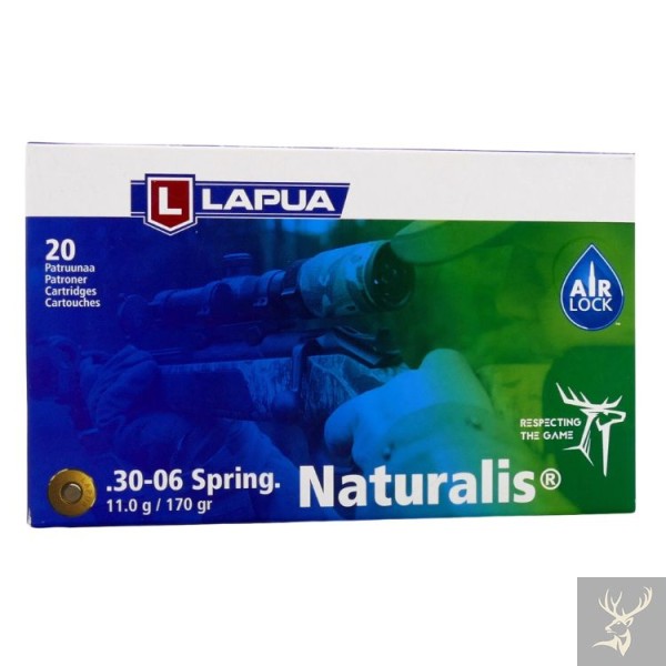 Lapua .30-06 Spring. Naturalis 11,0g/170gr.
