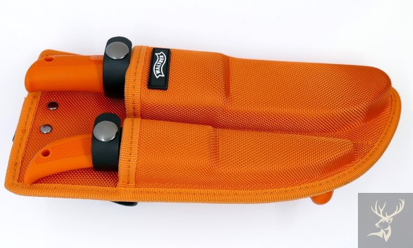 Umarex Walther Hunter Knife Set 2 Fixed Blade Set orange