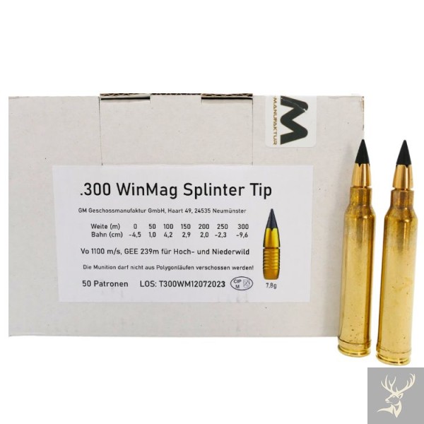 Geschoss-Manufaktur 300WinMag Splinter Tip 7,8g